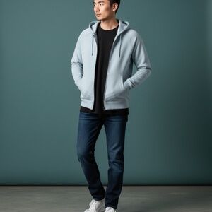 Jordan Craig Uptown Stackable Jogger Suit in Sky Blue